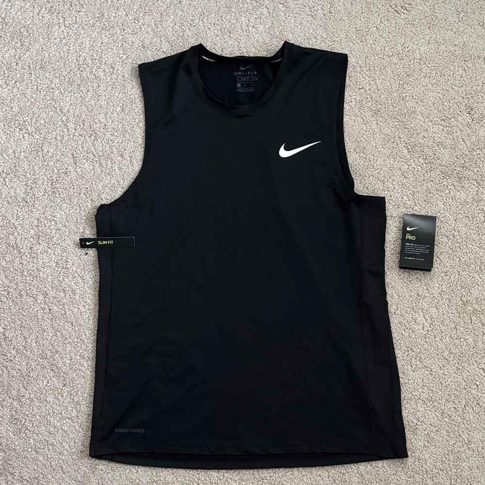 Nike Pro Men's Black Tank Top